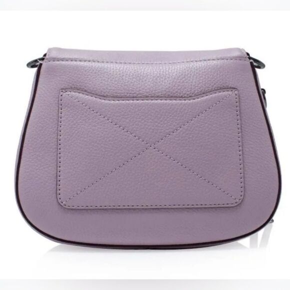 Auth Marc Jacobs Lilac Purple Leather Recruit Small Nomad Crossbody Bag - Picture 2 of 7